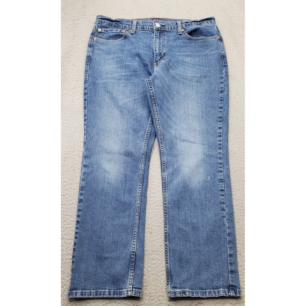 Levi's 511 Jeans Mens 36x29 Blue Denim Double Stitch Red Tab Grunge Streetwear